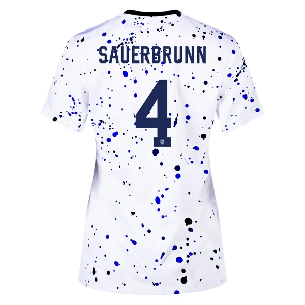 Nike Womens United States Becky Sauerbrunn 4 Star Home Jersey 23/24 w/ 2019 World Cup Champion Patch (White/Loyal Blue) Nike Womens United States Becky Sauerbrunn 4 Star Home Jersey 23/24 w/ 2019 World Cup Champion Patch (White/Loyal Blue)