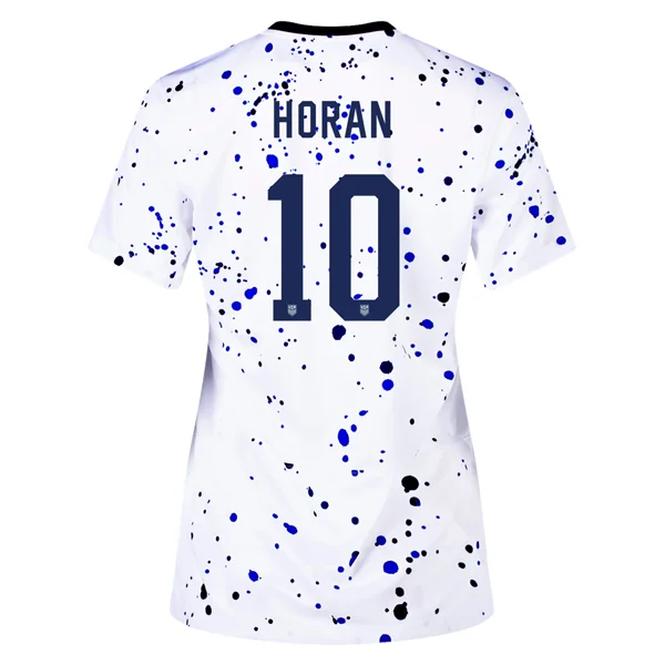 Nike Womens United States Lindsey Horan 4 Star Home Jersey 23/24 w/ 2019 World Cup Champion Patch (White/Loyal Blue) Nike Womens United States Lindsey Horan 4 Star Home Jersey 23/24 w/ 2019 World Cup Champion Patch (White/Loyal Blue)