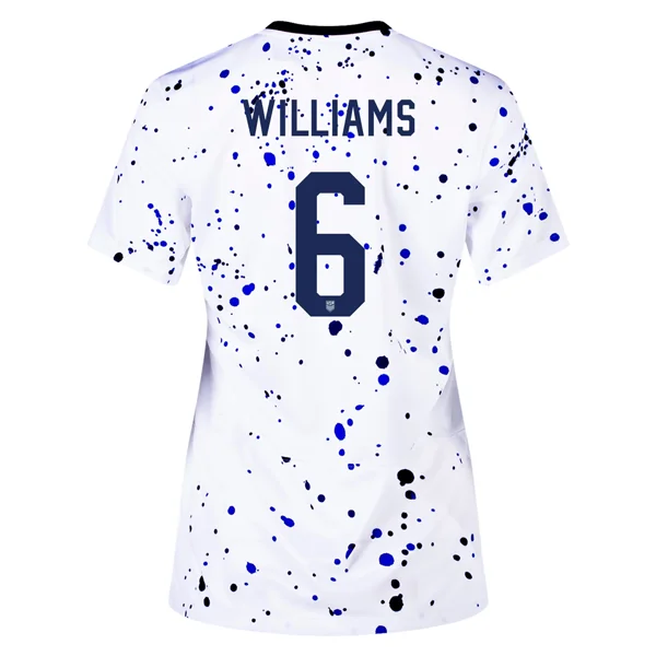 Nike Womens United States Lynn Williams 4 Star Home Jersey 23/24 w/ 2019 World Cup Champion Patch (White/Loyal Blue) Nike Womens United States Lynn Williams 4 Star Home Jersey 23/24 w/ 2019 World Cup Champion Patch (White/Loyal Blue)