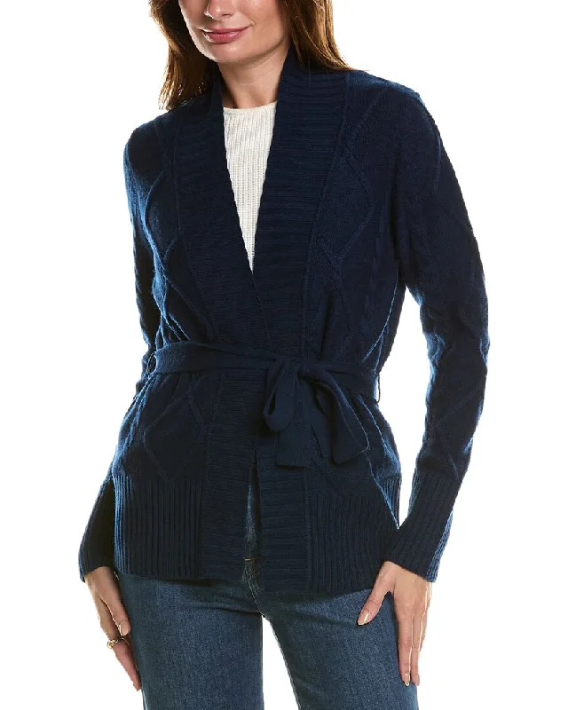 v neck women cardigan to elongate the necklineForte Cashmere Belted Wool & Cashmere-Blend Cardigan v neck women cardigan to elongate the necklineForte Cashmere Belted Wool & Cashmere-Blend Cardigan