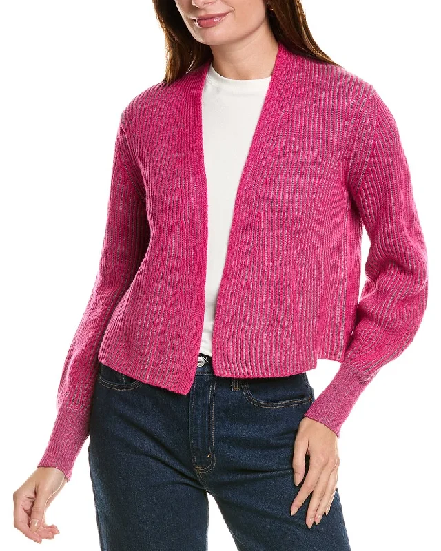 lightweight women cardigan for spring and fallForte Cashmere Plaited Wool & Cashmere-Blend Cardigan lightweight women cardigan for spring and fallForte Cashmere Plaited Wool & Cashmere-Blend Cardigan
