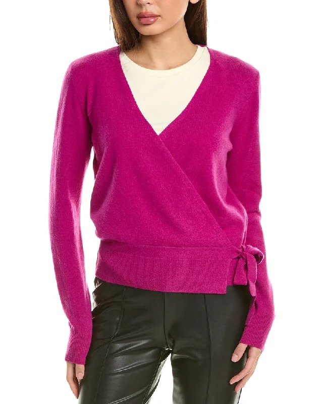 cable knit women cardigan with intricate patternsInCashmere Tie-Side Cashmere Cardigan cable knit women cardigan with intricate patternsInCashmere Tie-Side Cashmere Cardigan