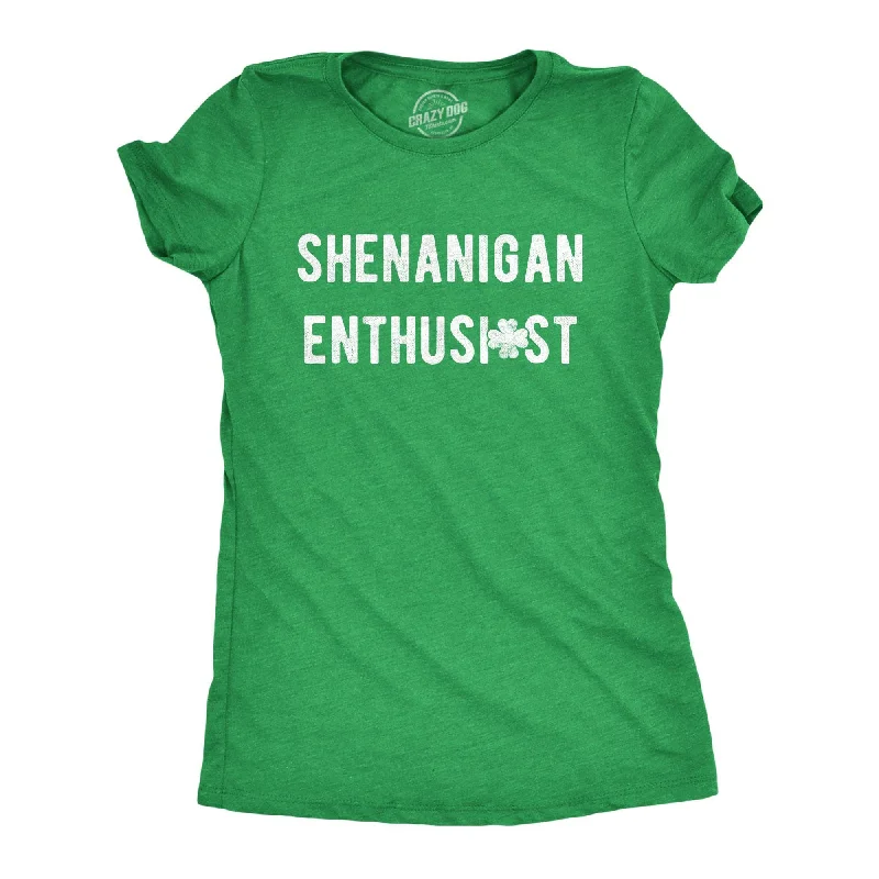 Embroidered Women T Shirt with Intricate DetailsShenanigan Enthusiast Women's T Shirt Embroidered Women T Shirt with Intricate DetailsShenanigan Enthusiast Women's T Shirt