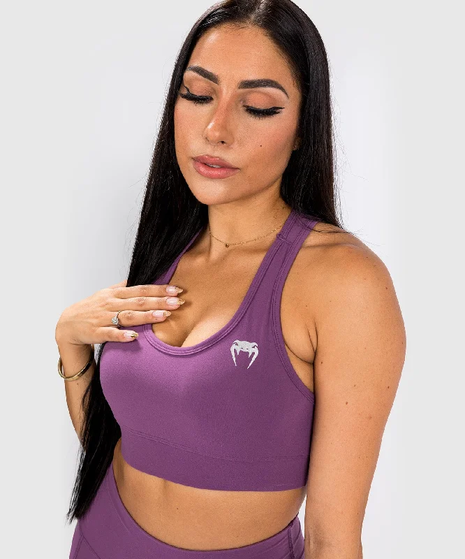 Pocketed Women T Shirt for Added FunctionalityVenum Essential Medium Impact Sports Bra - Dusky Orchid/Brushed Silver Pocketed Women T Shirt for Added FunctionalityVenum Essential Medium Impact Sports Bra - Dusky Orchid/Brushed Silver