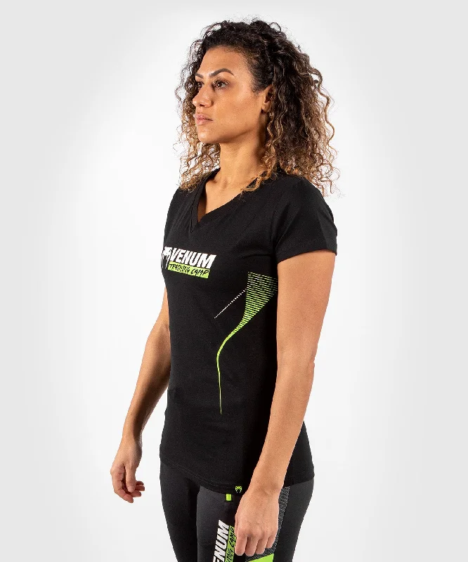 Embroidered Women T Shirt with Intricate DetailsVenum Training Camp 3.0 Women T-shirt Embroidered Women T Shirt with Intricate DetailsVenum Training Camp 3.0 Women T-shirt