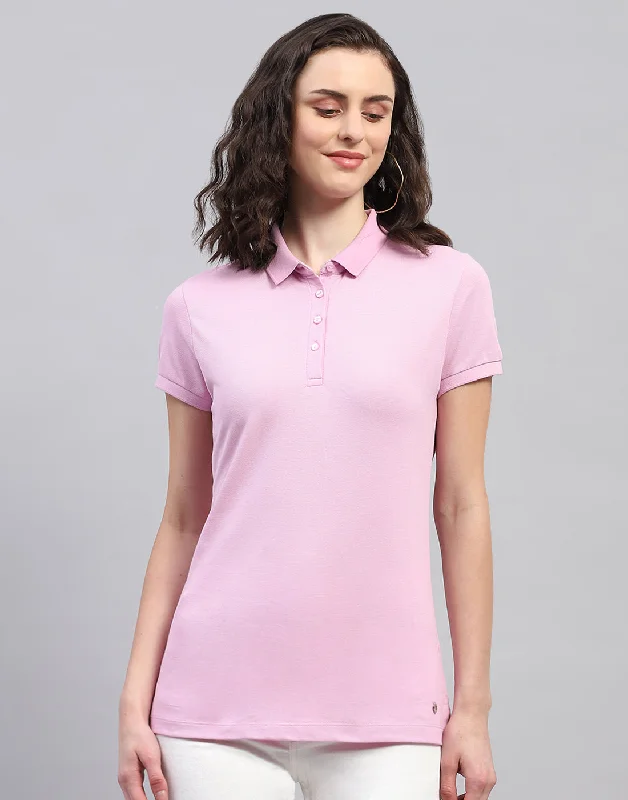 Long Sleeve Women T Shirt for Cooler WeatherWomen Purple Solid Collar Neck Half Sleeve T Shirt Long Sleeve Women T Shirt for Cooler WeatherWomen Purple Solid Collar Neck Half Sleeve T Shirt
