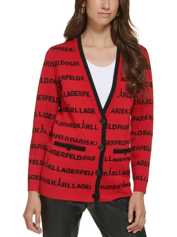 hooded women cardigan for added warmth and styleWomens Logo Button Down Cardigan Sweater hooded women cardigan for added warmth and styleWomens Logo Button Down Cardigan Sweater