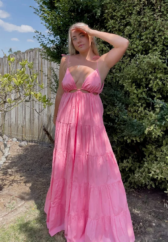 Shift Women Dress with a Simple and Classic Design for Everyday WearCamellia Dress - Neon Pink Shift Women Dress with a Simple and Classic Design for Everyday WearCamellia Dress - Neon Pink