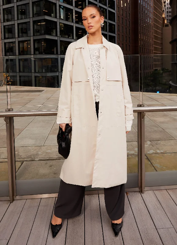 Women's Peplum Blazers in Emerald Green for a Stylish Work AttireFill The Void Oversized Trench Coat - Ivory Women's Peplum Blazers in Emerald Green for a Stylish Work AttireFill The Void Oversized Trench Coat - Ivory