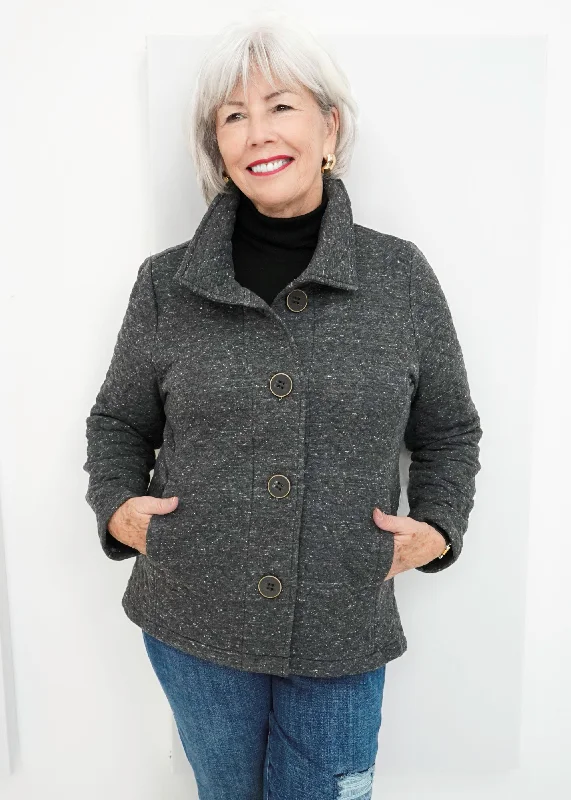 Plus Size Women's Faux Fur - Trimmed Blazers in Black for a Luxurious LookHabitat - Quilted Jacket Plus Size Women's Faux Fur - Trimmed Blazers in Black for a Luxurious LookHabitat - Quilted Jacket