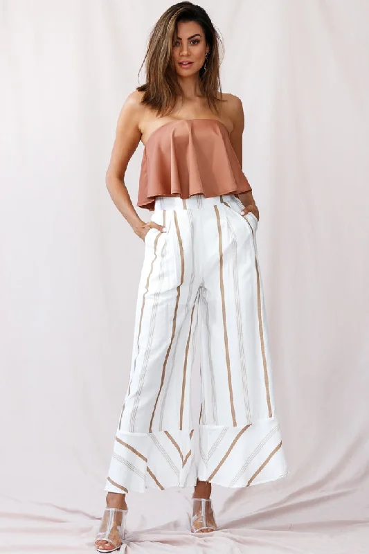 Backless Women Dress for a Sexy and Alluring Look at Evening EventsMarie Satin Bandeau Crop Top Camel Backless Women Dress for a Sexy and Alluring Look at Evening EventsMarie Satin Bandeau Crop Top Camel