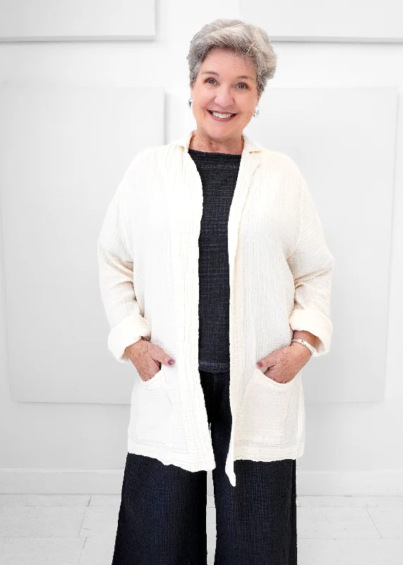Women's Peplum Blazers in Emerald Green for a Stylish Work AttirePokoloko - Crinkle Jacket Women's Peplum Blazers in Emerald Green for a Stylish Work AttirePokoloko - Crinkle Jacket