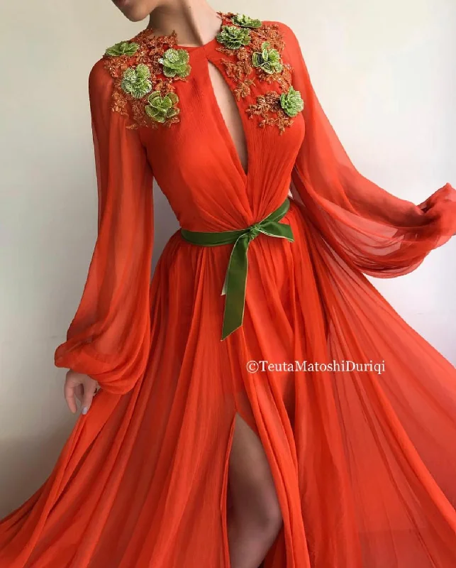 Empire Waist Women Dress to Accentuate the Bust and Conceal the WaistVenetian Bloom Gown Empire Waist Women Dress to Accentuate the Bust and Conceal the WaistVenetian Bloom Gown