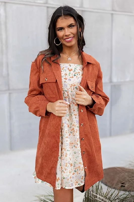 Halter Neck Women Dress to Show Off the Shoulders and NecklineLattes At The Lodge Corduroy Dress In Rust Halter Neck Women Dress to Show Off the Shoulders and NecklineLattes At The Lodge Corduroy Dress In Rust