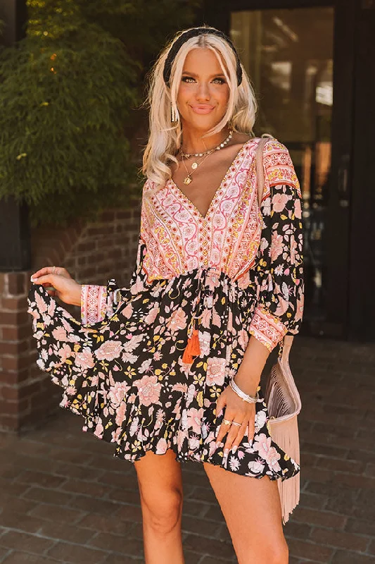 Ruffled Women Dress with Multiple Layers for a Playful and Girly StyleSurprise Trip Floral Dress Ruffled Women Dress with Multiple Layers for a Playful and Girly StyleSurprise Trip Floral Dress