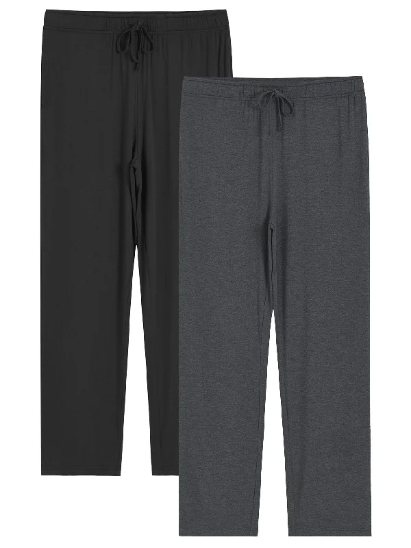 Fringe - cuffed salmon - colored lounge pants for a fun and carefree lookMen's Viscose Pajama Pants Soft Lounge Pants with Pockets Fringe - cuffed salmon - colored lounge pants for a fun and carefree lookMen's Viscose Pajama Pants Soft Lounge Pants with Pockets