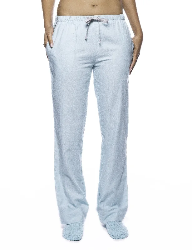 Puff - cuffed orchid - colored lounge pants for a unique and stylish silhouetteWomens Premium 100% Cotton Flannel Lounge Pants - Herringbone Aqua Puff - cuffed orchid - colored lounge pants for a unique and stylish silhouetteWomens Premium 100% Cotton Flannel Lounge Pants - Herringbone Aqua
