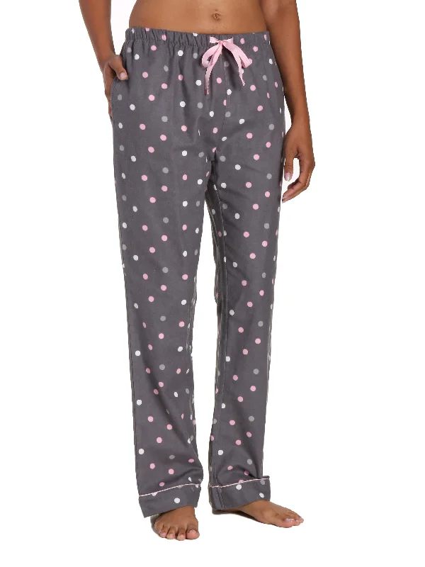 Regular - size wide - leg leopard - print lounge pants for fashion - forward womenWomens 100% Cotton Flannel Lounge Pants - Polka Medley Gray-Pink Regular - size wide - leg leopard - print lounge pants for fashion - forward womenWomens 100% Cotton Flannel Lounge Pants - Polka Medley Gray-Pink