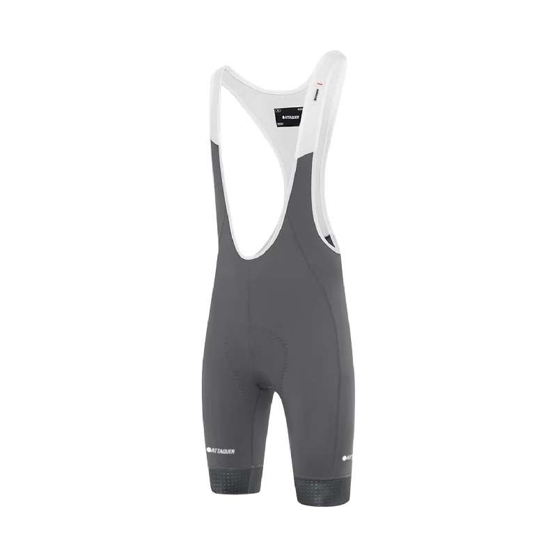 High - Waisted Women Shorts for a Retro and Flattering LookAttaquer A-Line Bib Shorts - Titanium High - Waisted Women Shorts for a Retro and Flattering LookAttaquer A-Line Bib Shorts - Titanium