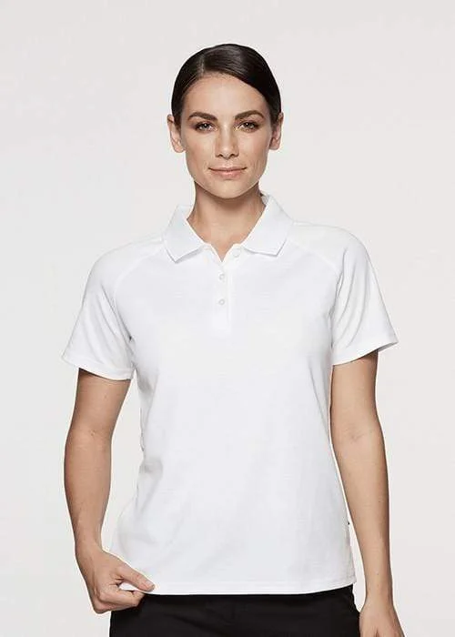 Dry - clean only polo shirt in luxurious silk blendAussie Pacific Ladies Keira Polo Shirt 2306 Dry - clean only polo shirt in luxurious silk blendAussie Pacific Ladies Keira Polo Shirt 2306