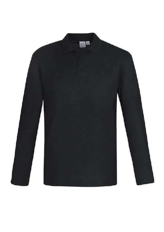 Organic cotton polo shirt for eco - friendly consumersBiz Collection Crew Mens L/S Polo P400ML Organic cotton polo shirt for eco - friendly consumersBiz Collection Crew Mens L/S Polo P400ML