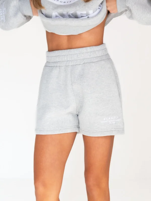 Printed Animal Print Women Shorts for a Wild and Stylish AppearanceSerena Jogger Shorts - Marl Grey Printed Animal Print Women Shorts for a Wild and Stylish AppearanceSerena Jogger Shorts - Marl Grey