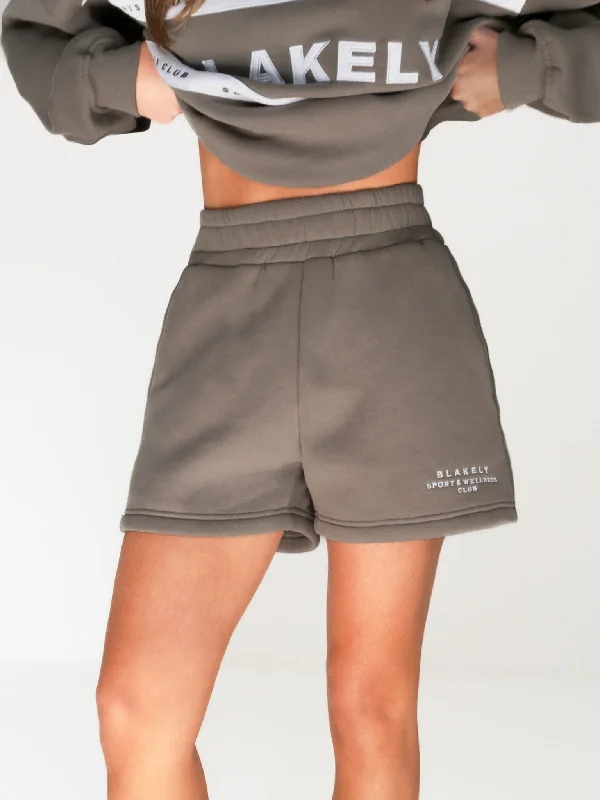 Leather Look Women Shorts for an Edgy and Chic StyleSerena Jogger Shorts - Safari Green Leather Look Women Shorts for an Edgy and Chic StyleSerena Jogger Shorts - Safari Green