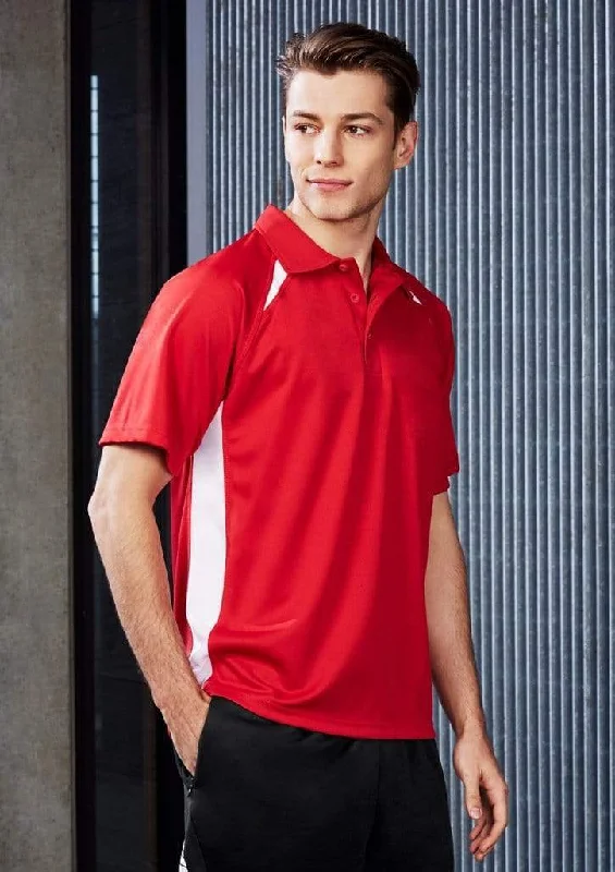 Striped linen blend polo shirt for summer beach partiesBiz Collection Men’s Splice Polo P7700 Striped linen blend polo shirt for summer beach partiesBiz Collection Men’s Splice Polo P7700