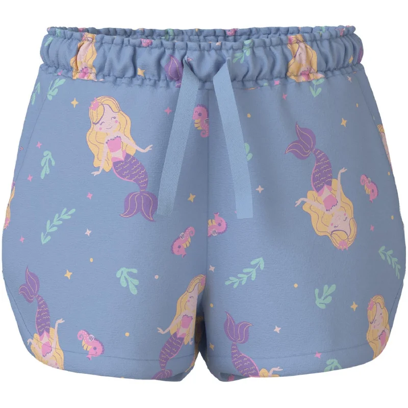Twill Women Shorts with a Smooth Texture and DurabilityName It Chambray Blue Mermaids Vigga Shorts Noos Twill Women Shorts with a Smooth Texture and DurabilityName It Chambray Blue Mermaids Vigga Shorts Noos