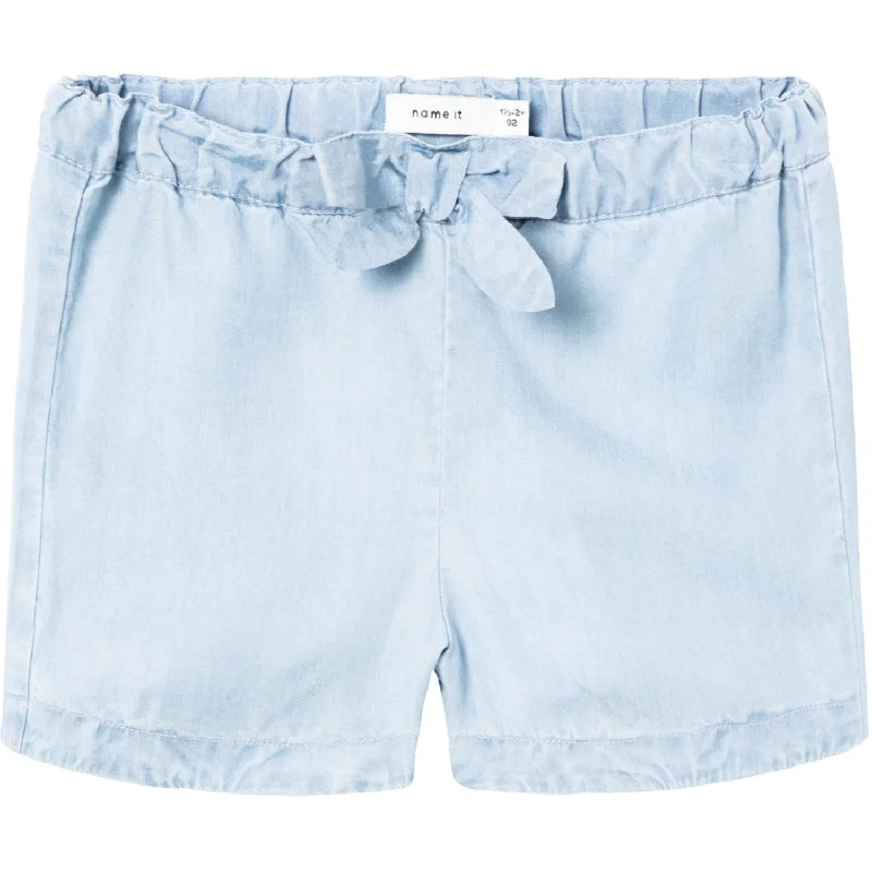 High - Waisted Women Shorts for a Retro and Flattering LookName It Light Blue Denim Bella Wide Denim Shorts High - Waisted Women Shorts for a Retro and Flattering LookName It Light Blue Denim Bella Wide Denim Shorts