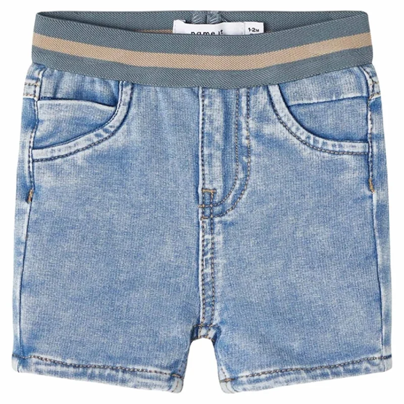 Cargo Women Shorts with Multiple Pockets for FunctionalityName it Light Blue Denim Silas Denim Shorts Cargo Women Shorts with Multiple Pockets for FunctionalityName it Light Blue Denim Silas Denim Shorts