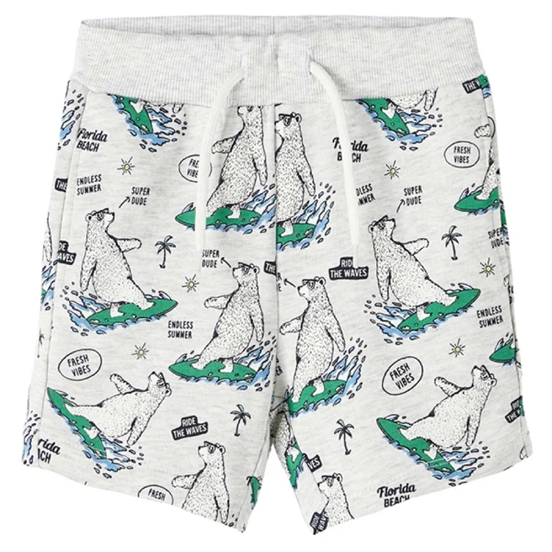 Cuffed Women Shorts for a Laid - Back and Trendy LookName it Light Grey Melange Jesse Sweat Shorts Cuffed Women Shorts for a Laid - Back and Trendy LookName it Light Grey Melange Jesse Sweat Shorts