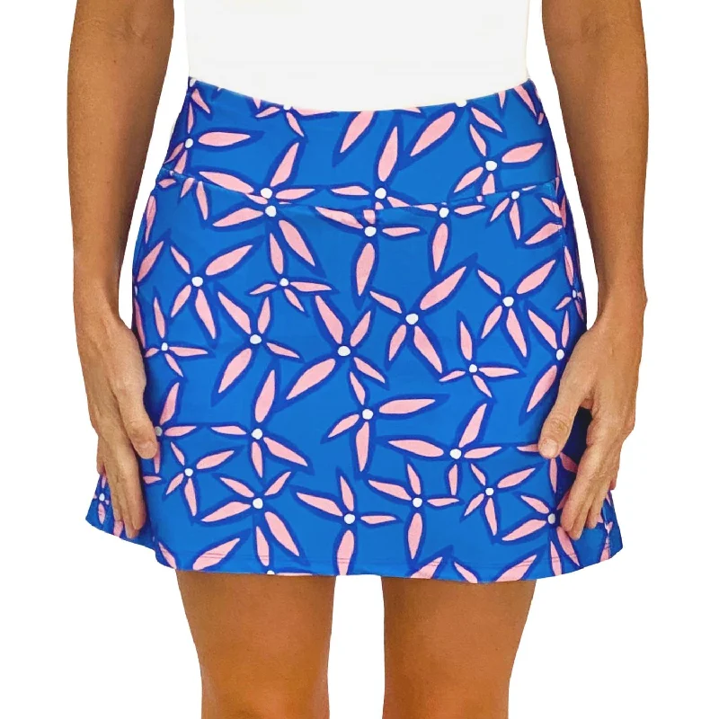 Printed Animal Print Women Shorts for a Wild and Stylish AppearanceOjai Pleated Skort In Star Flower Pink Printed Animal Print Women Shorts for a Wild and Stylish AppearanceOjai Pleated Skort In Star Flower Pink