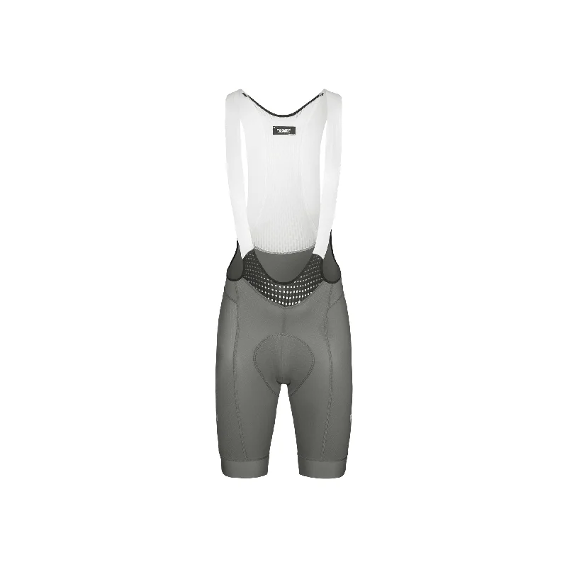 Linen Women Shorts for Breathable Comfort in Hot WeatherPas Normal Studios Mechanism Bib Short - Medium Grey Linen Women Shorts for Breathable Comfort in Hot WeatherPas Normal Studios Mechanism Bib Short - Medium Grey