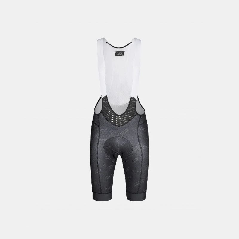 Solid Color Women Shorts in Bright Hues for a Bold StatementPas Normal Studios Mechanism Late Drop Bib Short - Black Contrast Solid Color Women Shorts in Bright Hues for a Bold StatementPas Normal Studios Mechanism Late Drop Bib Short - Black Contrast