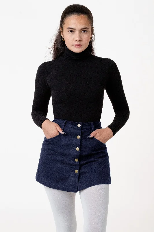 Leather Look Women Shorts for an Edgy and Chic StyleRCT380 - Cotton Twill Button-Front Skort Leather Look Women Shorts for an Edgy and Chic StyleRCT380 - Cotton Twill Button-Front Skort