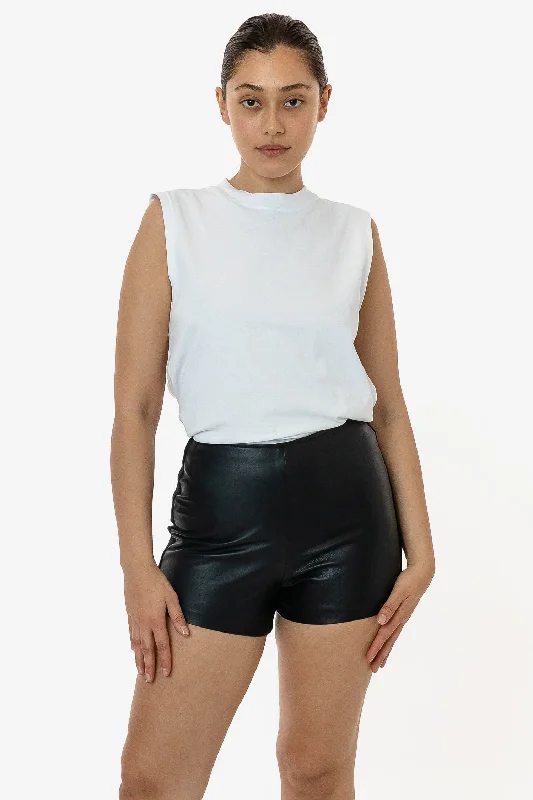 Bermuda Women Shorts for a Classic and Sophisticated LookRLH747 - 2 Tone Leather Ottoman Short Bermuda Women Shorts for a Classic and Sophisticated LookRLH747 - 2 Tone Leather Ottoman Short