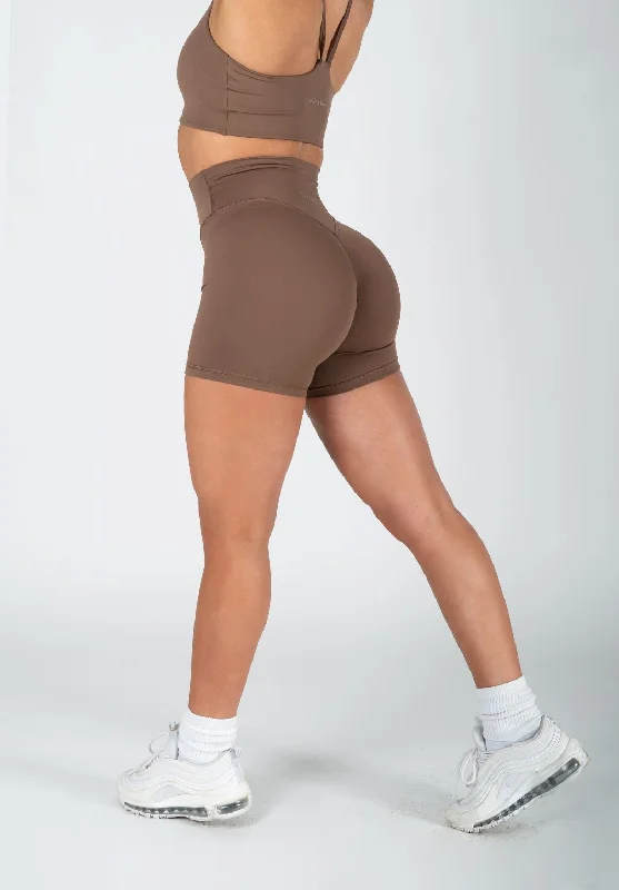 Ruffled Hem Women Shorts to Add a Feminine TouchRecStretch Original Sculptseam™ Short Soil Ruffled Hem Women Shorts to Add a Feminine TouchRecStretch Original Sculptseam™ Short Soil