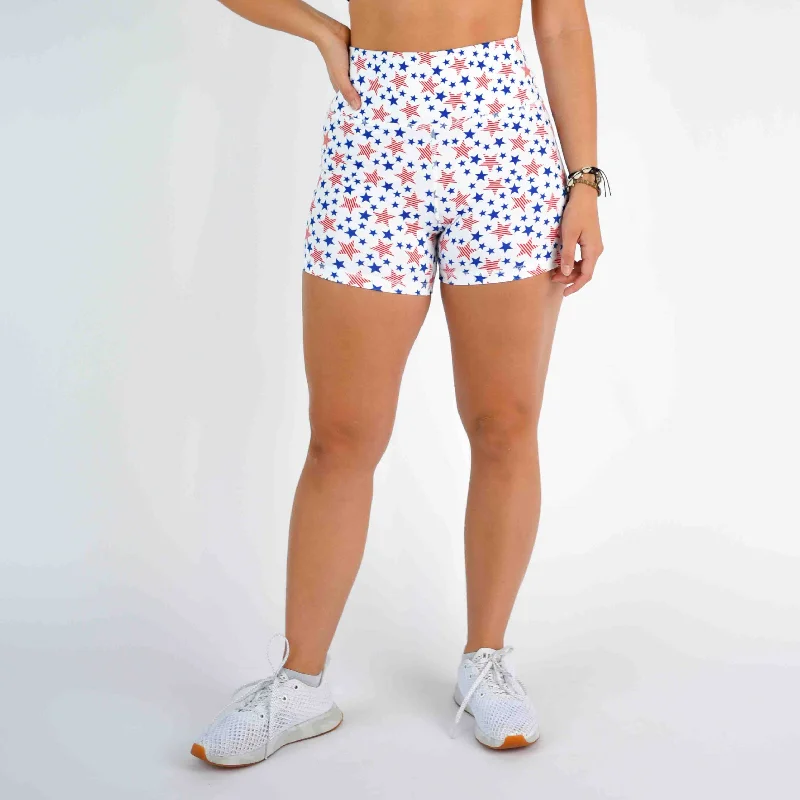 Plus Size Women Shorts with a Comfortable and Stylish FitTrue High Short 4" - Higher Rise Plus Size Women Shorts with a Comfortable and Stylish FitTrue High Short 4" - Higher Rise