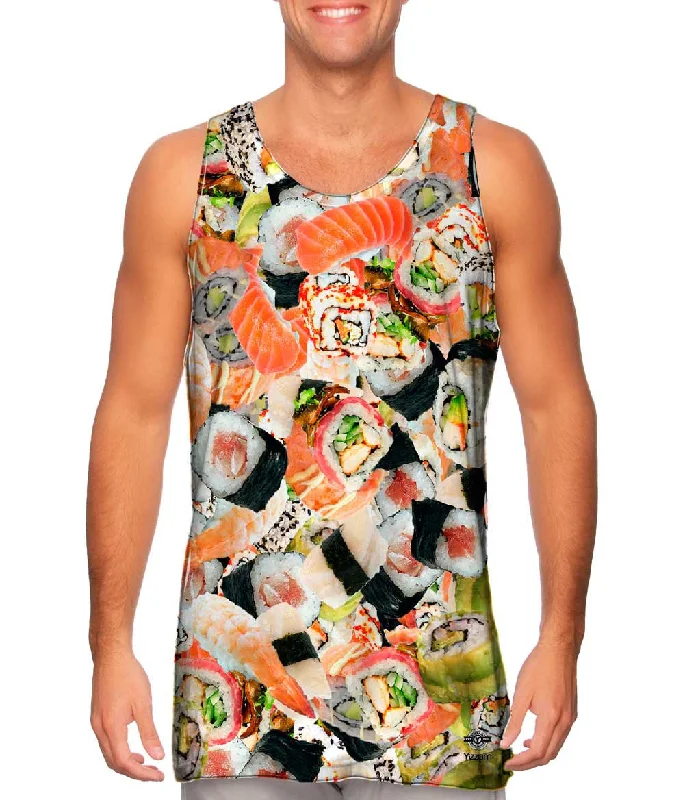 Women's Cropped Tank Tops with Vintage Band LogosSushi Grade Japanese Jumbo