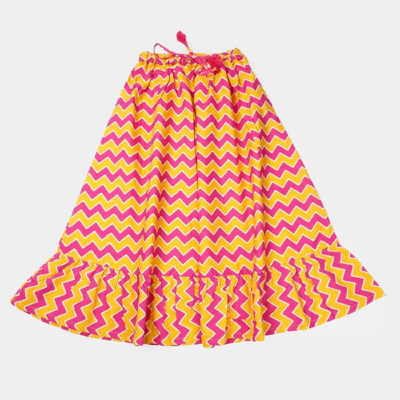 Button - down denim skirt for a vintage - inspired styleTeens Girls Digital Print Long Skirt Color Chevron - Multi Button - down denim skirt for a vintage - inspired styleTeens Girls Digital Print Long Skirt Color Chevron - Multi