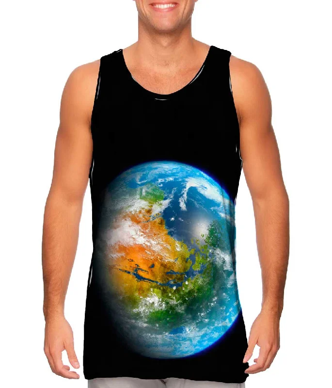 V - Neck Women's Moisture - Wicking Tank Tops for RunningTerraformed Mars Globe Realistic Space V - Neck Women's Moisture - Wicking Tank Tops for RunningTerraformed Mars Globe Realistic Space