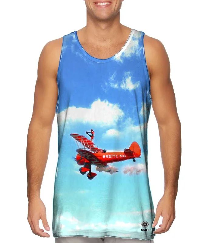 Plus Size Women's Ruffled Hem Tank Tops with Floral PrintsThe 14Th Lowestoft Seafront Air Festival Plus Size Women's Ruffled Hem Tank Tops with Floral PrintsThe 14Th Lowestoft Seafront Air Festival