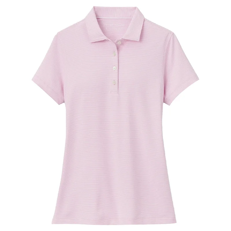 Lace - trimmed polo shirt for a romantic lookWomens Jubilee Button Polo Palmer Pink - 2024 Lace - trimmed polo shirt for a romantic lookWomens Jubilee Button Polo Palmer Pink - 2024