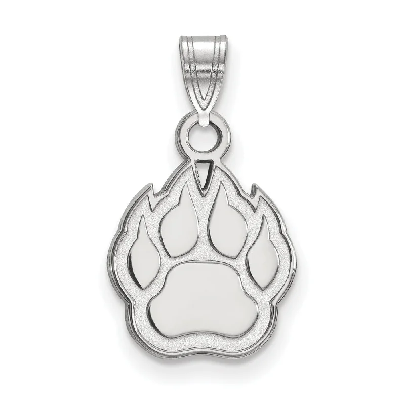 Pendant with a built - in LED light for a unique feature​ 10k White Gold Northern Illinois U. Small Pendant