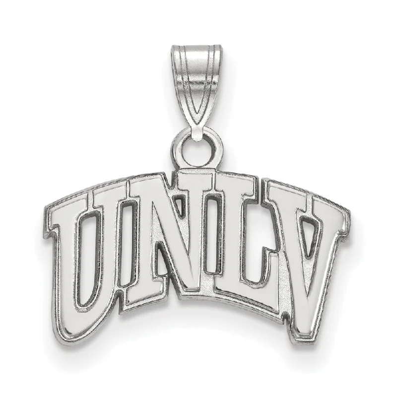 Wine - glass pendants for wine connoisseurs​ 10k White Gold U. of Nevada Las Vegas Small Pendant