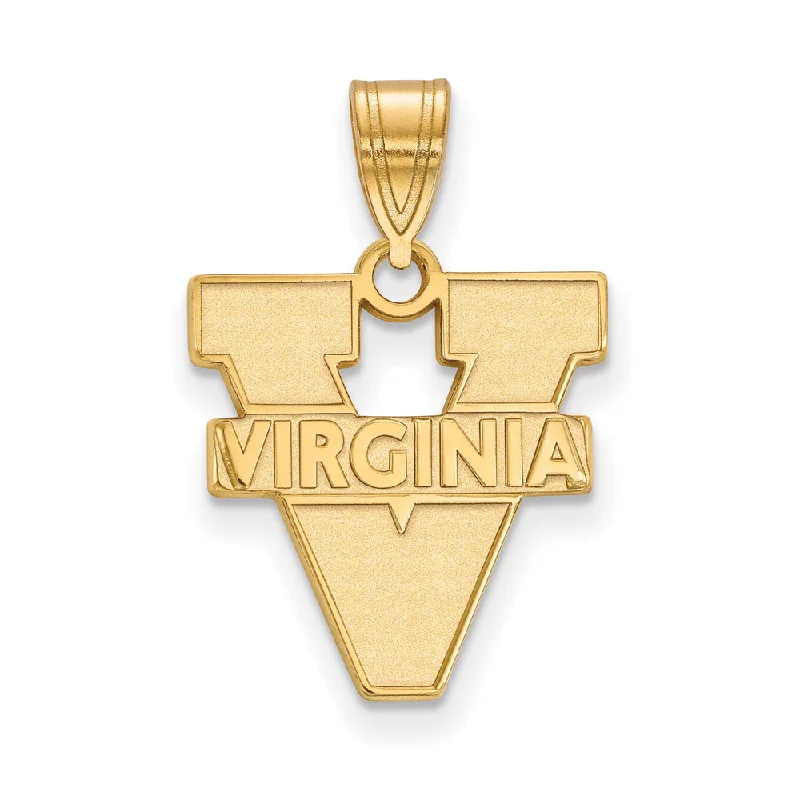 Angel - wing pendants for a spiritual and comforting feel 14k Gold Plated Silver U. of Virginia Medium 'V' Logo Pendant Angel - wing pendants for a spiritual and comforting feel 14k Gold Plated Silver U. of Virginia Medium 'V' Logo Pendant