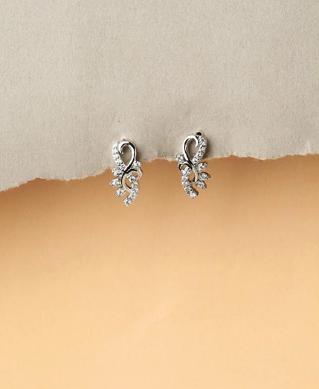 Magnetic - Back Stud Earrings in Black for Easy and Comfortable WearPretty Silver Stud Earring Magnetic - Back Stud Earrings in Black for Easy and Comfortable WearPretty Silver Stud Earring