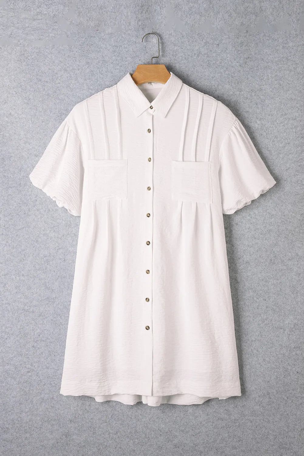 Cut - Out Bodysuits for a Trendy and Fashion - Forward StyleCollared Neck Short Sleeve Mini Dress Cut - Out Bodysuits for a Trendy and Fashion - Forward StyleCollared Neck Short Sleeve Mini Dress