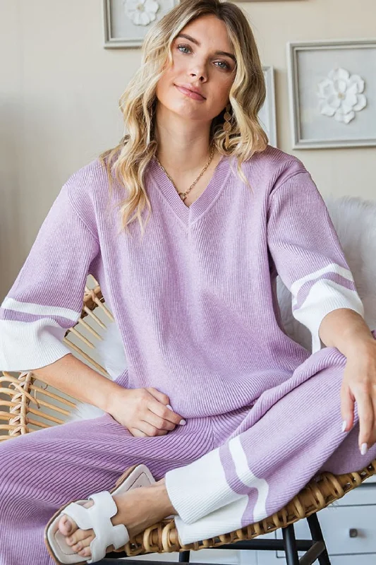 Convertible Straps Bodysuits for Multiple Styling OptionsContrast V Neck Ribbed Knit Top Convertible Straps Bodysuits for Multiple Styling OptionsContrast V Neck Ribbed Knit Top